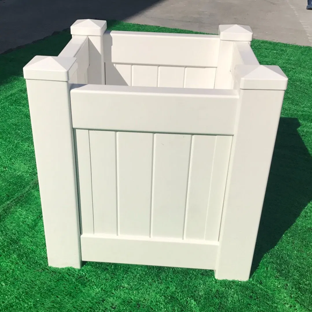Fentech Factory Manufacturing PVC Vinyl Plastic Garden Planter Flower Box