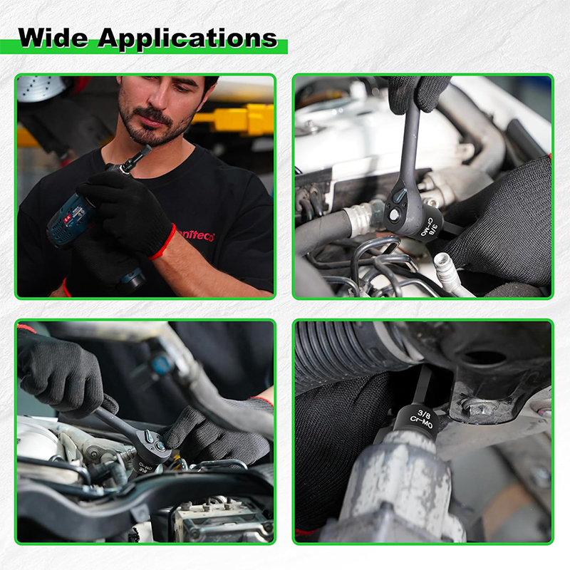 20PCS Hand Tool Cr-Mo Material Impact Hex Socket Set