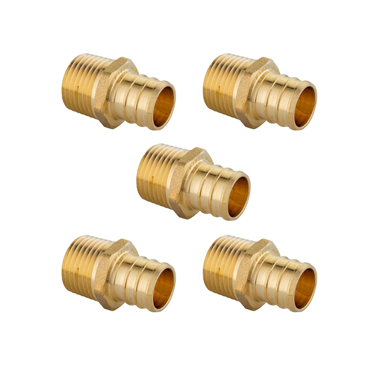 China Factory Avonflow North American Pex Fitting Lead Free Brass Male Adapter F1807 X Mip
