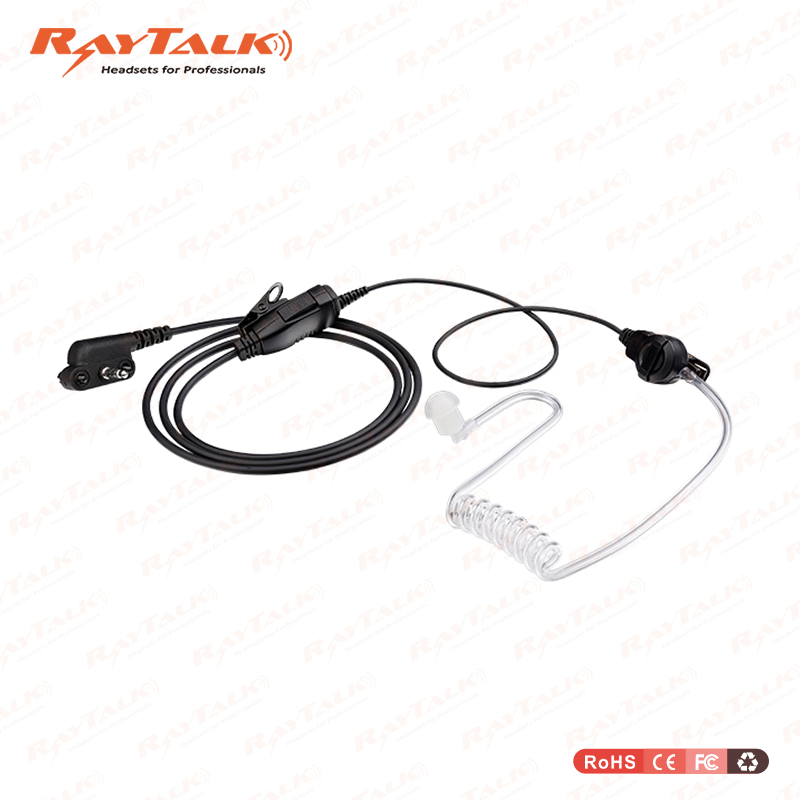 1-Wire Surveillance Kit Earpiece Acoustic Clear Tube Earpiece