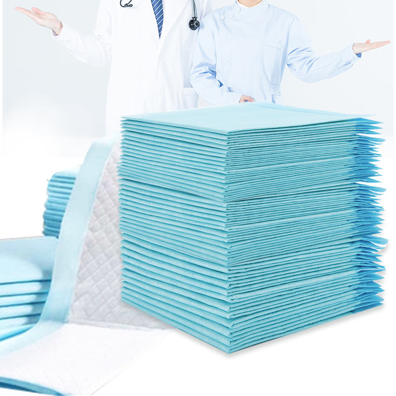 SJ Manufacturer Organic Incontinence Non-woven Absorbent OEM Disposable Adult Hospital Nursing Underpad Bed Pad