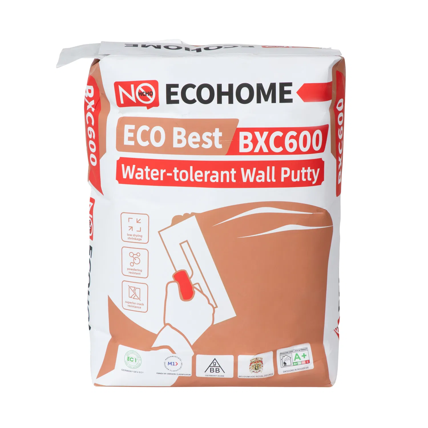 Eco-Friendly Bxc890 Water-Resistant Wall Putty for Superior Finish