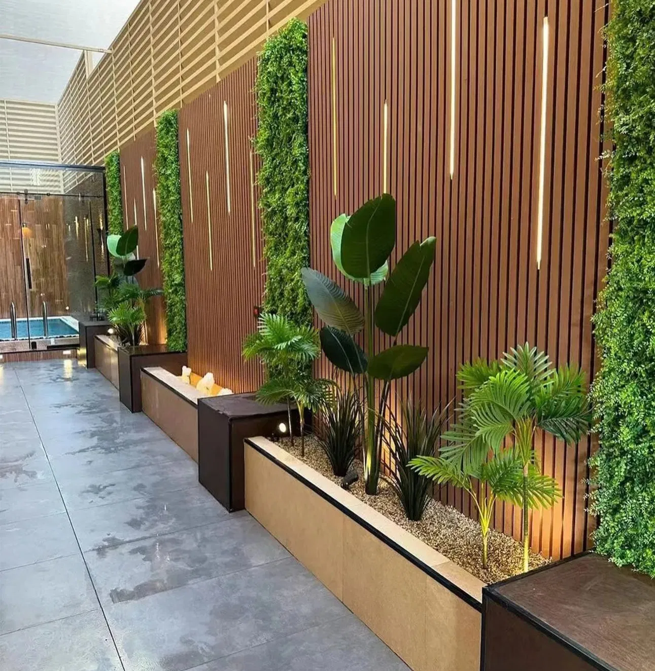 Waterproof 3D WPC Wall Panel for Indoor Decoration