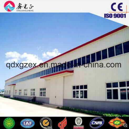 Large Span Welded H Steel Column Steel Structure Warehouse