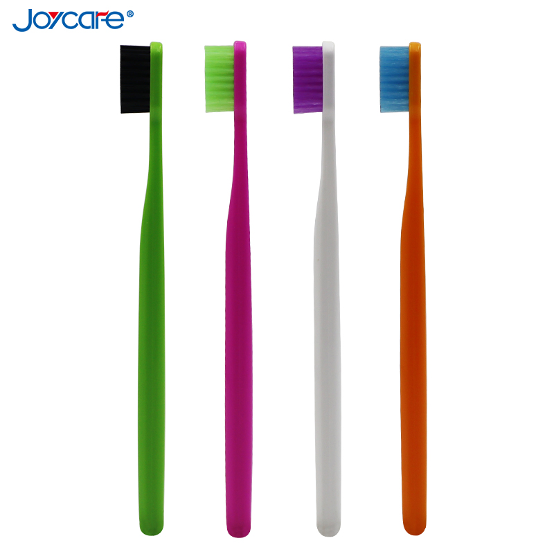Travel/Home/Hotel Use Wide Brush Head Colorful PP Handle Soft Bristles Adult Toothbrush