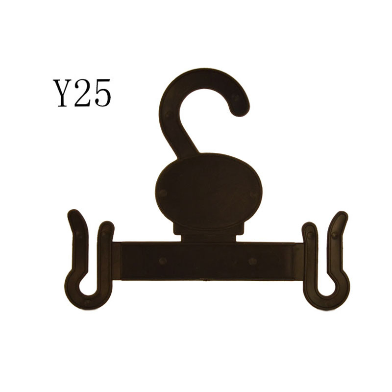 Flat Durable Plastic Custom Velvet Slippers Hanger for Shoes Display