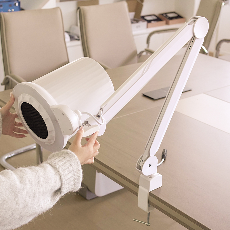 Table Mounted Pedicure Extractor Manicure Vacuum Nail Dust Collector for Beauty Salon