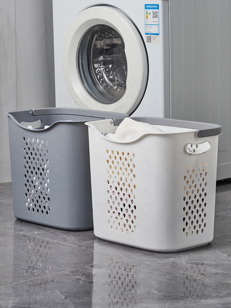 High Quality More Strong Easy-to-Carry Handles Dirty Clothes Organizer Plastic Laundry Basket