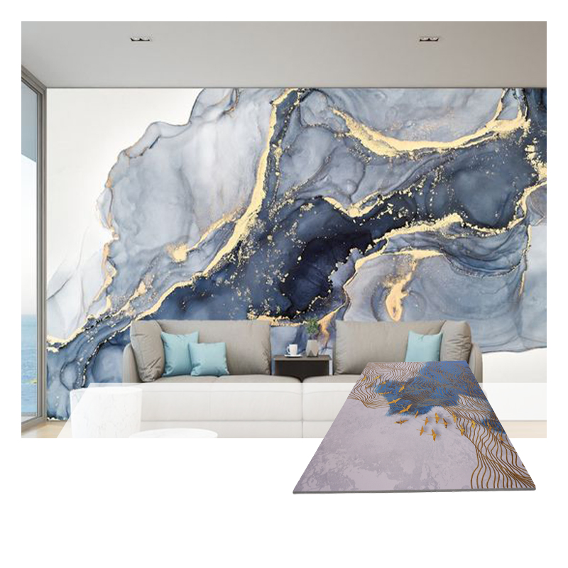 Interior Decorative PVC UV Marble Board High Glossy UV Marble PVC Wall Panels Sheet