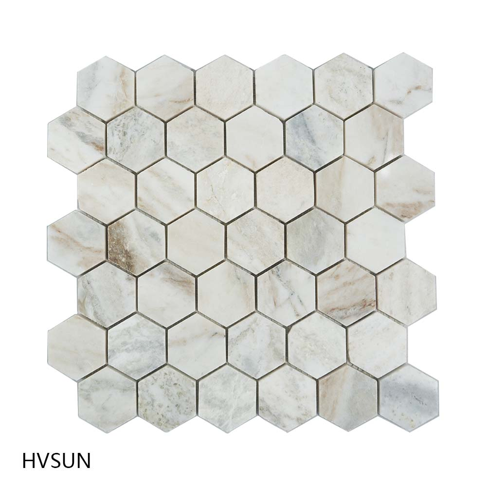 Customized Marble Mosaic Tile Bath Classic Wall Tile Decor Kitchen Backsplash Flooring Interior Wall Cladding