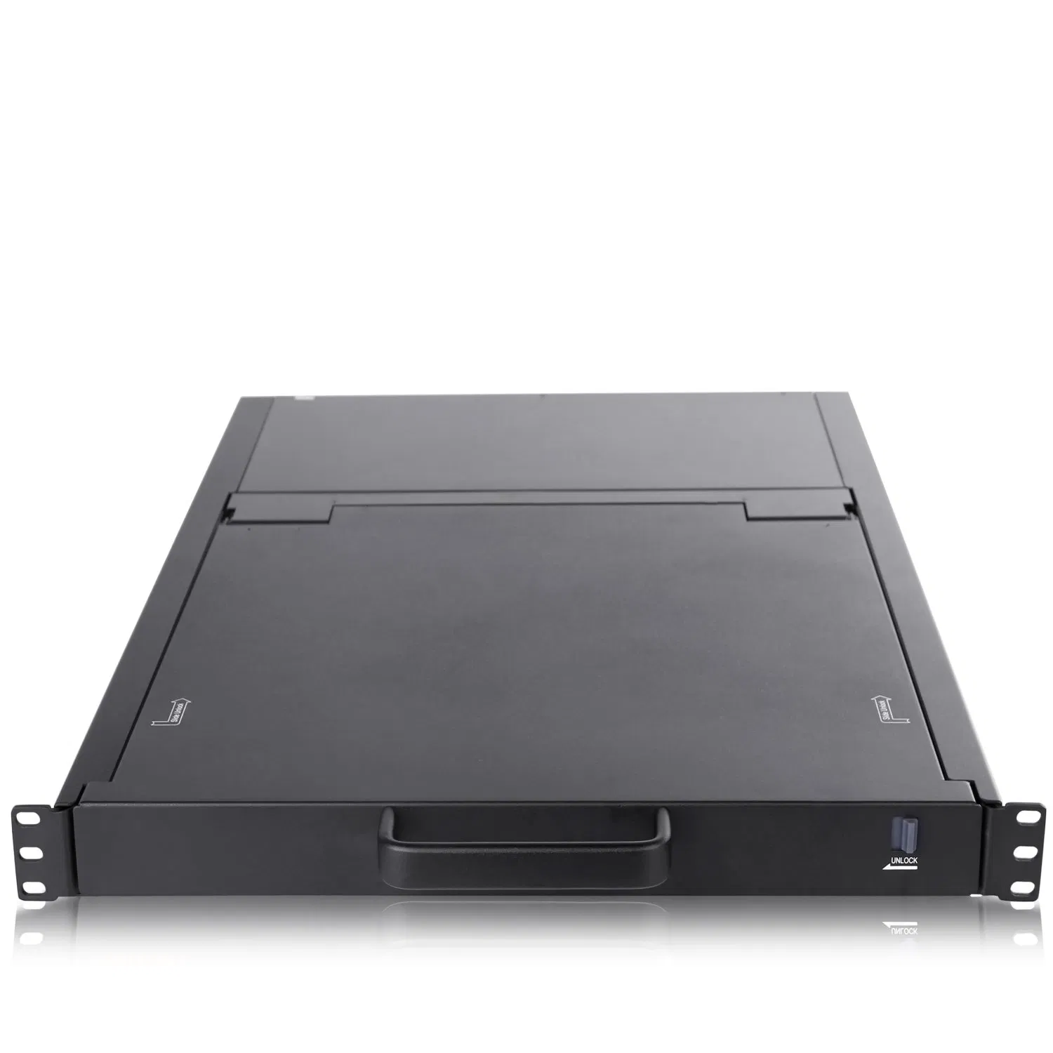 1u Rack Mount 4 Port LCD Kvm Switch 15.6inch FHD 1080P Short Depth