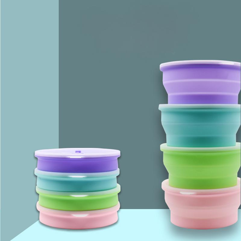 New Platinum Silicone 1000ml Collapsible Fresh-Keeping Box, Refrigerator Storage Box, Microwave Oven and Dishwasher Lunch Box