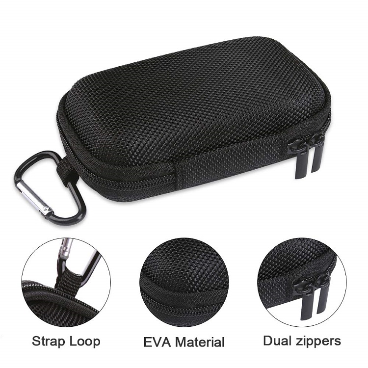 Rectangle Outdoor Travel Protective Hard Shell EVA Bag for Earphone and USB Cables