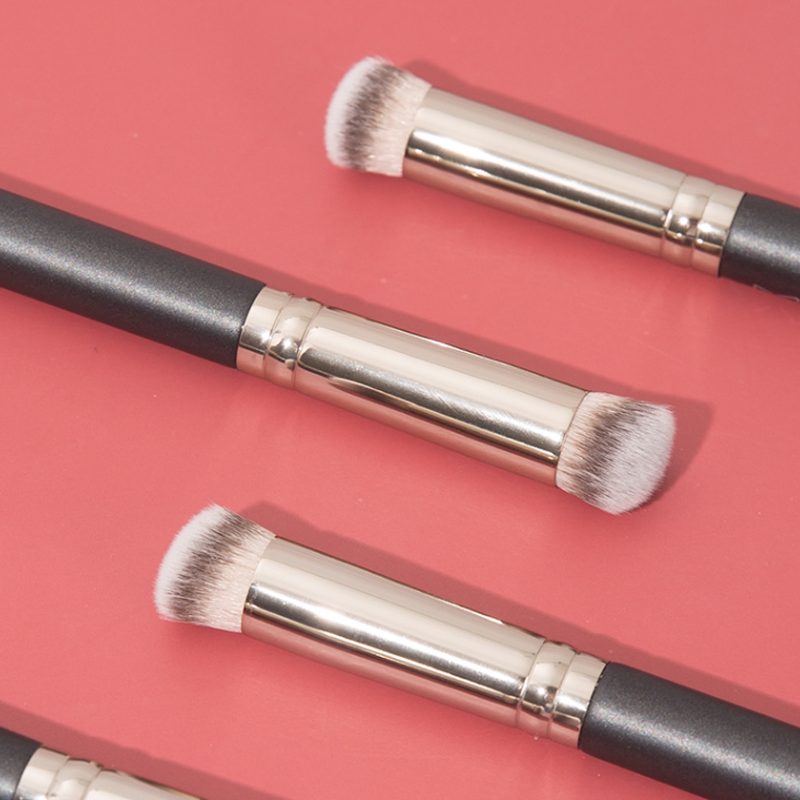 Wholesale High Quality Goat Pony Synthetic Hair Birch Wood Handle Eye Eyeshadow Blending Makeup Brush Set with Logo