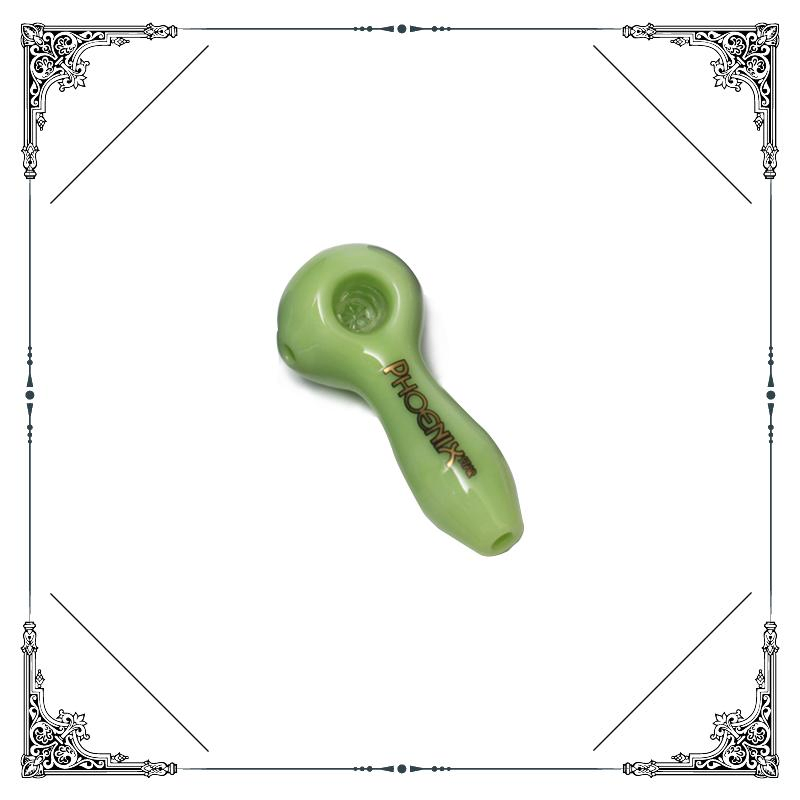 Wholesale Colorful Handpipe with 5-Hole Glass Filter Tabacco Screen Smoking Accessory Glass Hand Pipe