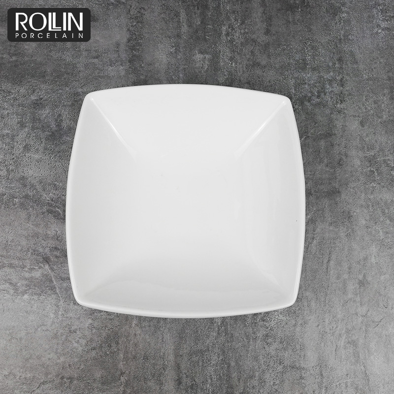 Hot Selling Porcelain Square Salad Bowl for Hotel