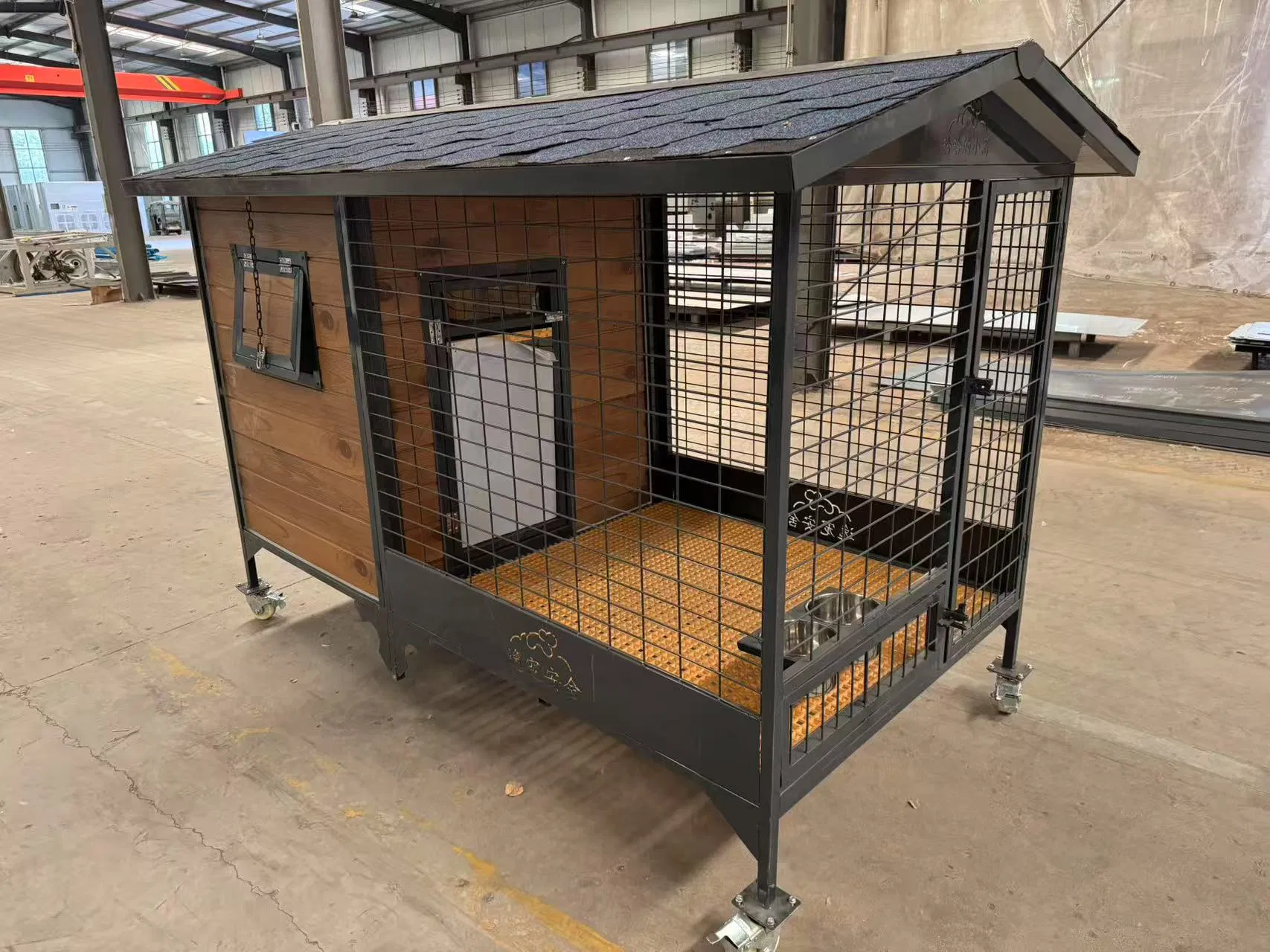 out Door Dog House Pet Built Luxury
