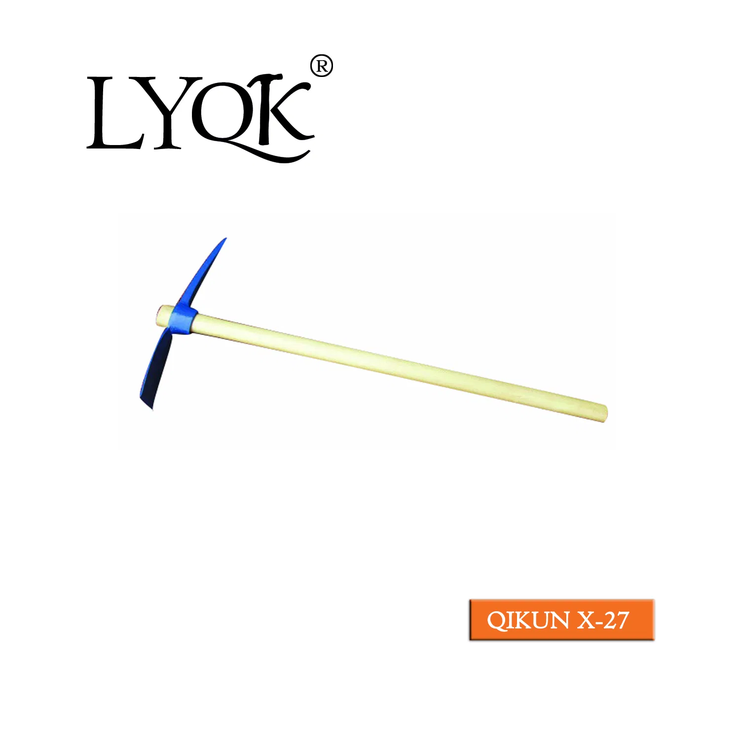 X-25 High Quality Rail Steel 65mn Agriculture Farm Garden Hardware Hand Tools Pick Head Mattock Pickaxe