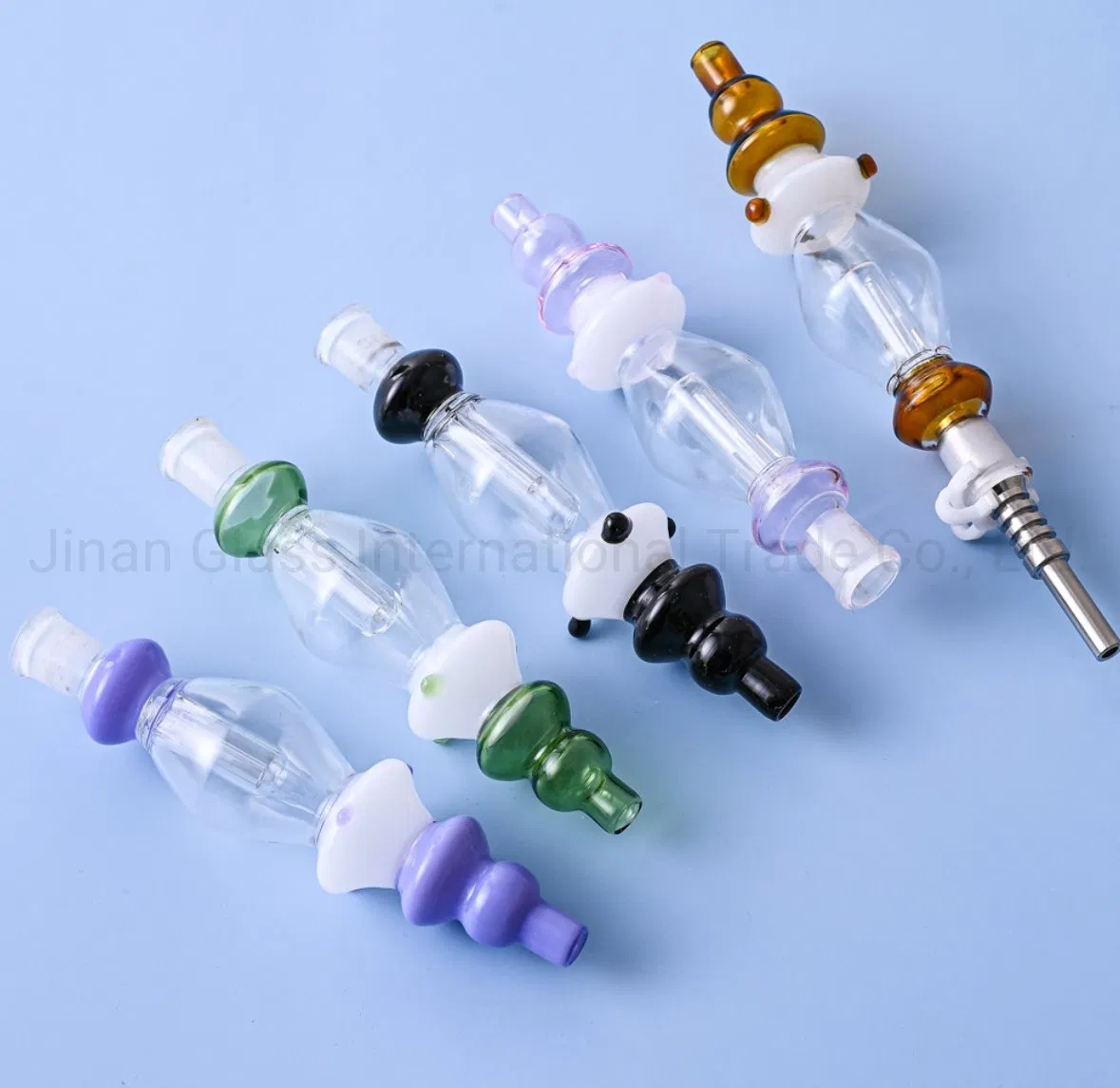 Hot Sale Popular Gift Box Colourful Glass Water Pipes