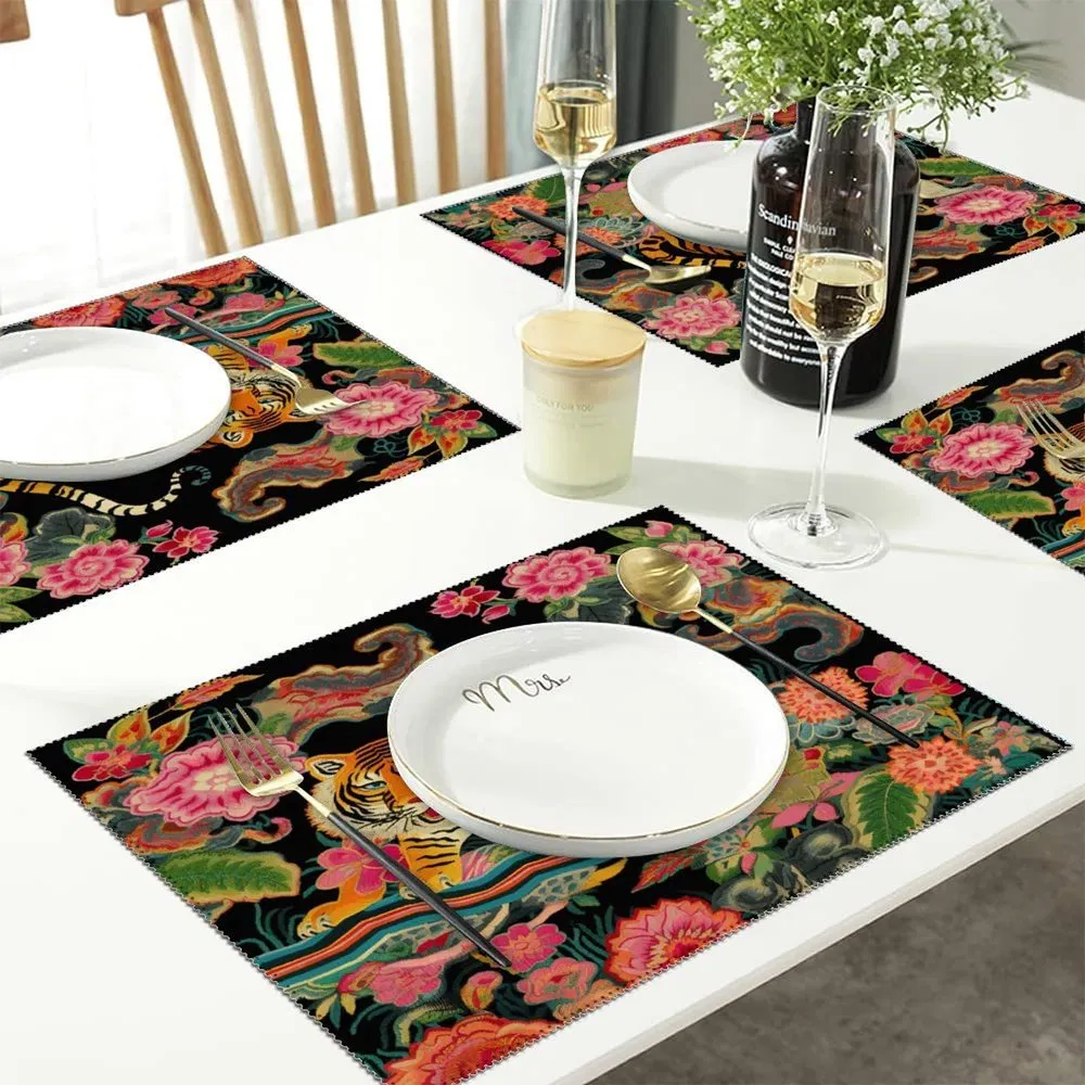 Any Size Advertising Modern Kitchen Heatproof Table Place Mats