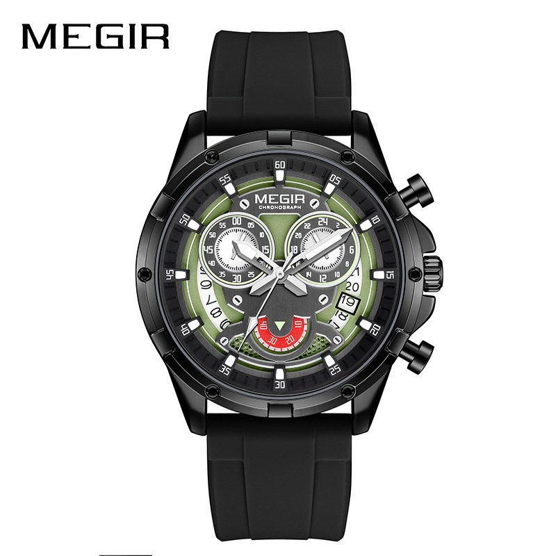Hot-Selling Megir 2248 Popular Fashion Multi Functional Waterproof Men's Quartz Watch