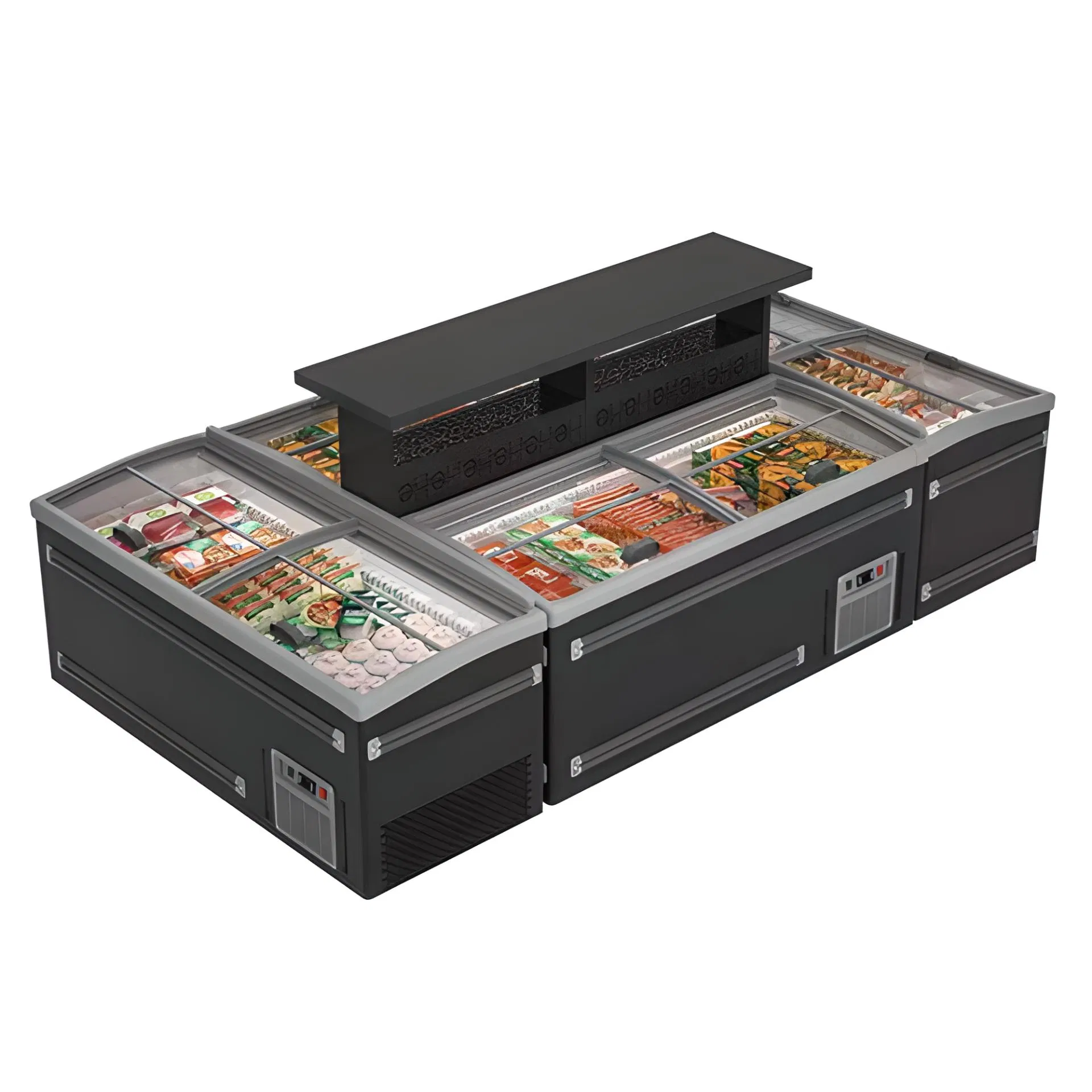 Морозильный ларь с остеклением Supermarket Mini