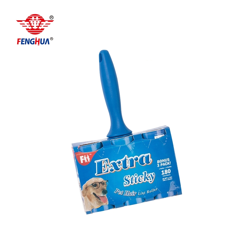 Household 4 Inches 30 60 90 100 Sheets Tear Paper Brushes Pet Hair Remover Dust Clothes Cleaning Sticky Adhesive Lint Rollers