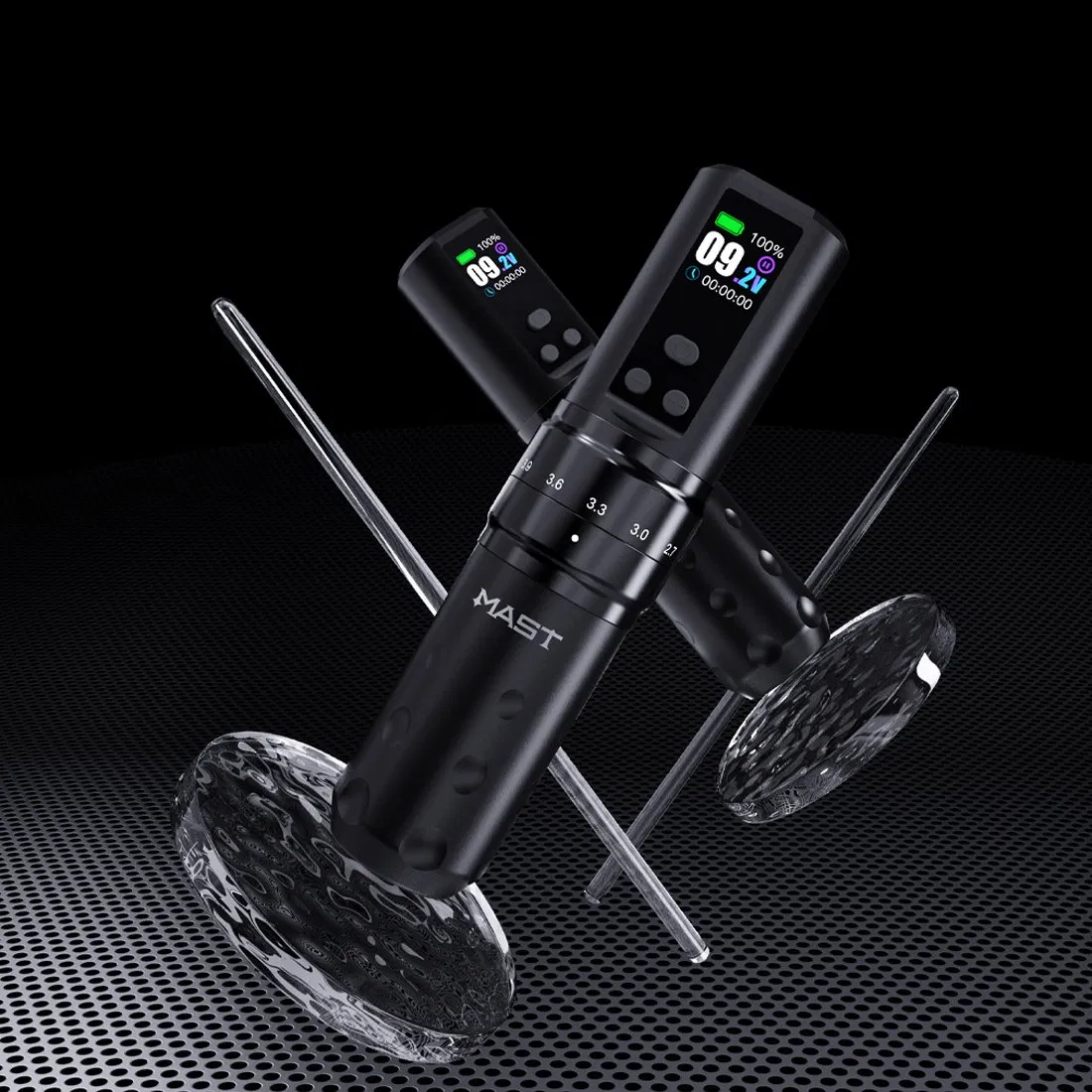 Mast Fold 2 PRO Professional Seven Stroke Length Adjustable Wireless Tattoo Pen Machine