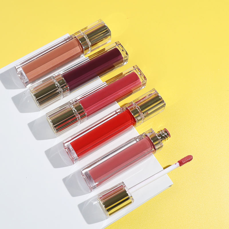 Logo Private Label Glossy Liquid Lipstick Moisturizing Long Lasting Lip Gloss