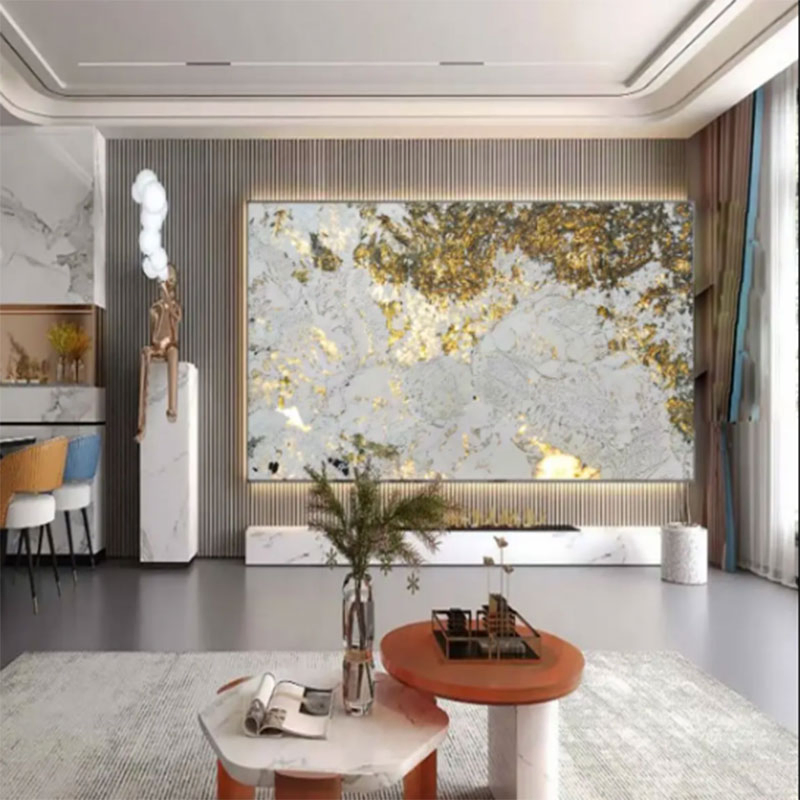 Factory Direct Low Price Luxury Marble Patagonia Marble Granite Slab Translucent Pandora White Onyx Stairs