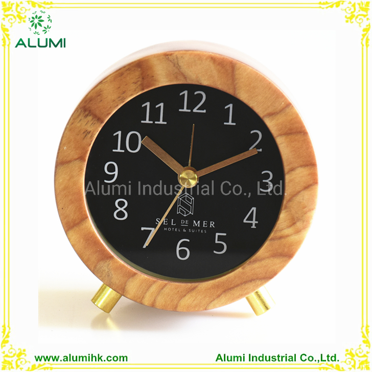 Wooden Clock Hotel Alarm Clock