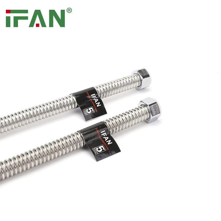 Ifan Manufacturers Flexible Metal Hose Corrugated Stainless Steel Pipe 30-60cm Flexible Hose