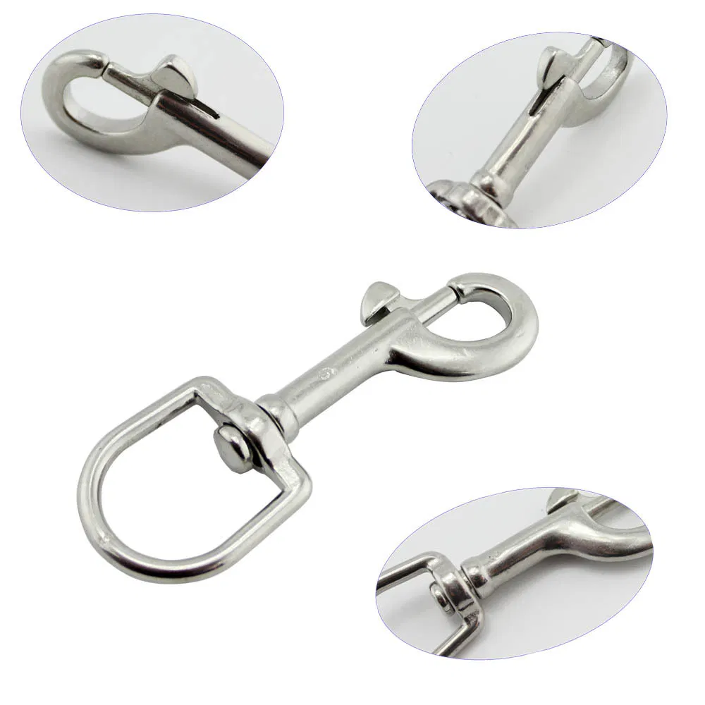Stainless Steel Head Single Hook Pet Traction Rope Diving Hook