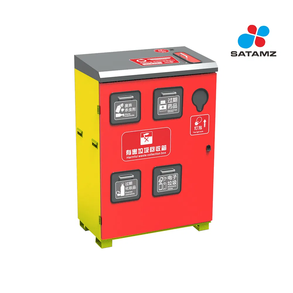 Мусорный бак с боковой загрузкой ST1YH0100A, красный