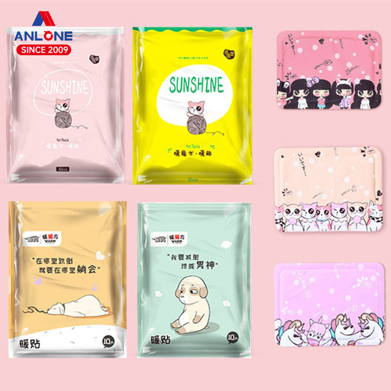 Private Logo Disposable Stomach Warmer Patch 12h Period Heating Pad for Menstrual Pain Relief
