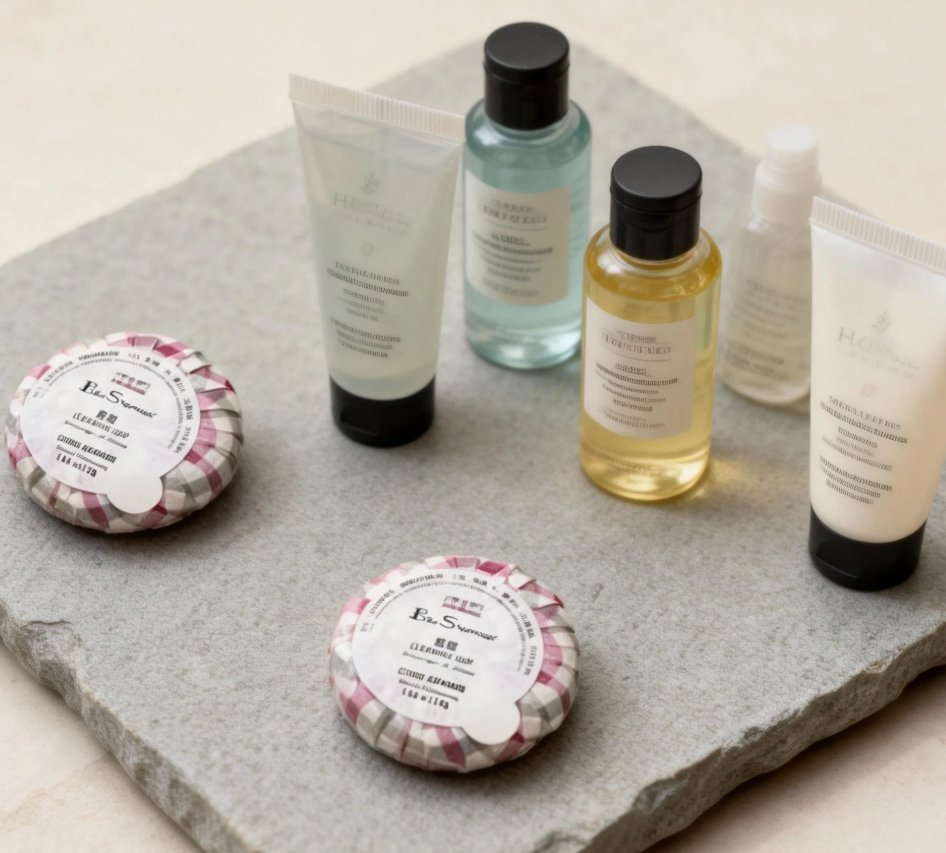 25g Round Hotel Guest Soap in Paper Wrap with Custom Label