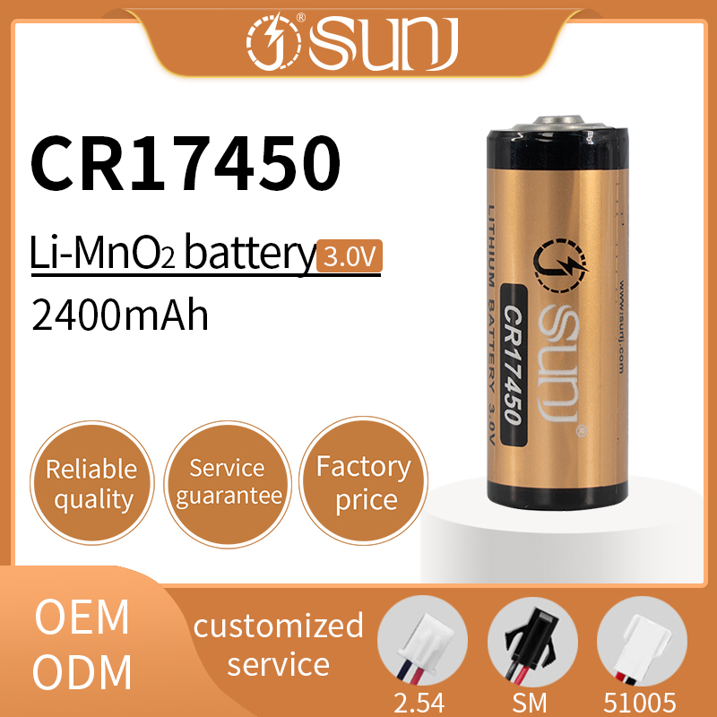 Литиевая батарея CR17450 3V 2400mAh LiMnO2