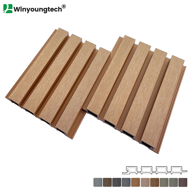 White Color Co-Extrusion Waterproof WPC Wall Cladding Exterior Decorative Wood Plastic Composite Wall Panel