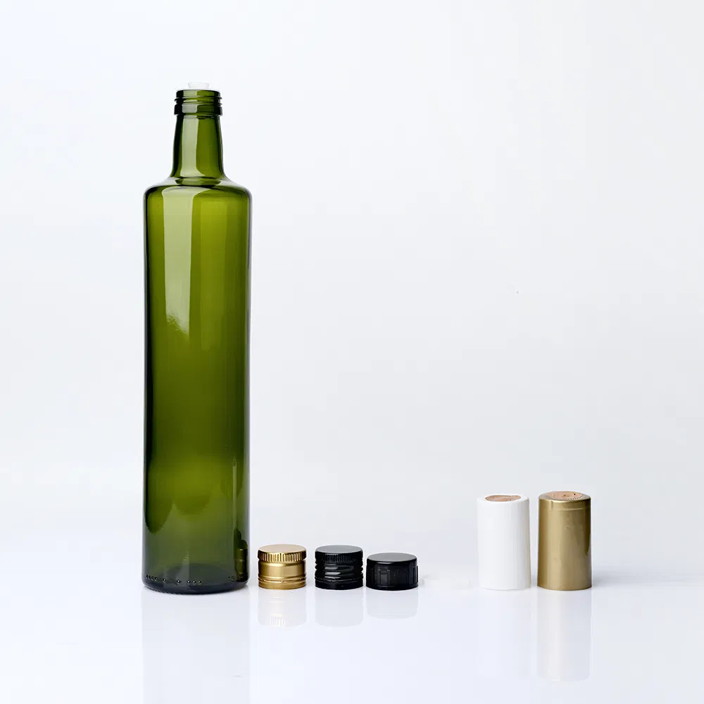 Factory Produced Wholesale Empty Clear Square Cooking Olive Oil Glass Bottle