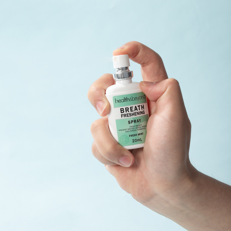 Health&Beyond Colorful Fruity Mild and Moist Formula Clean Mouth Cool and Not Spicy Mouth Spray