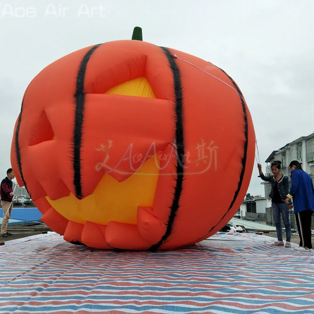 Portable Inflatable Pumpkin Model Halloween Pumpkins for Holiday Decoration or Party