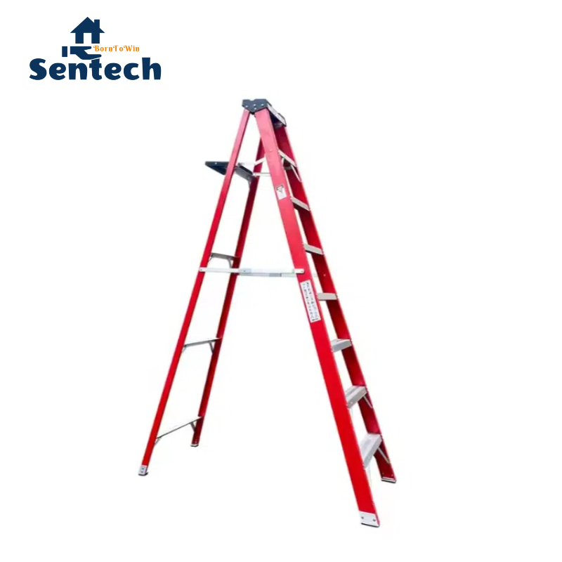 New Arrival FRP Folding 7-Step Ladder Use Around Electricity with Great Strength
