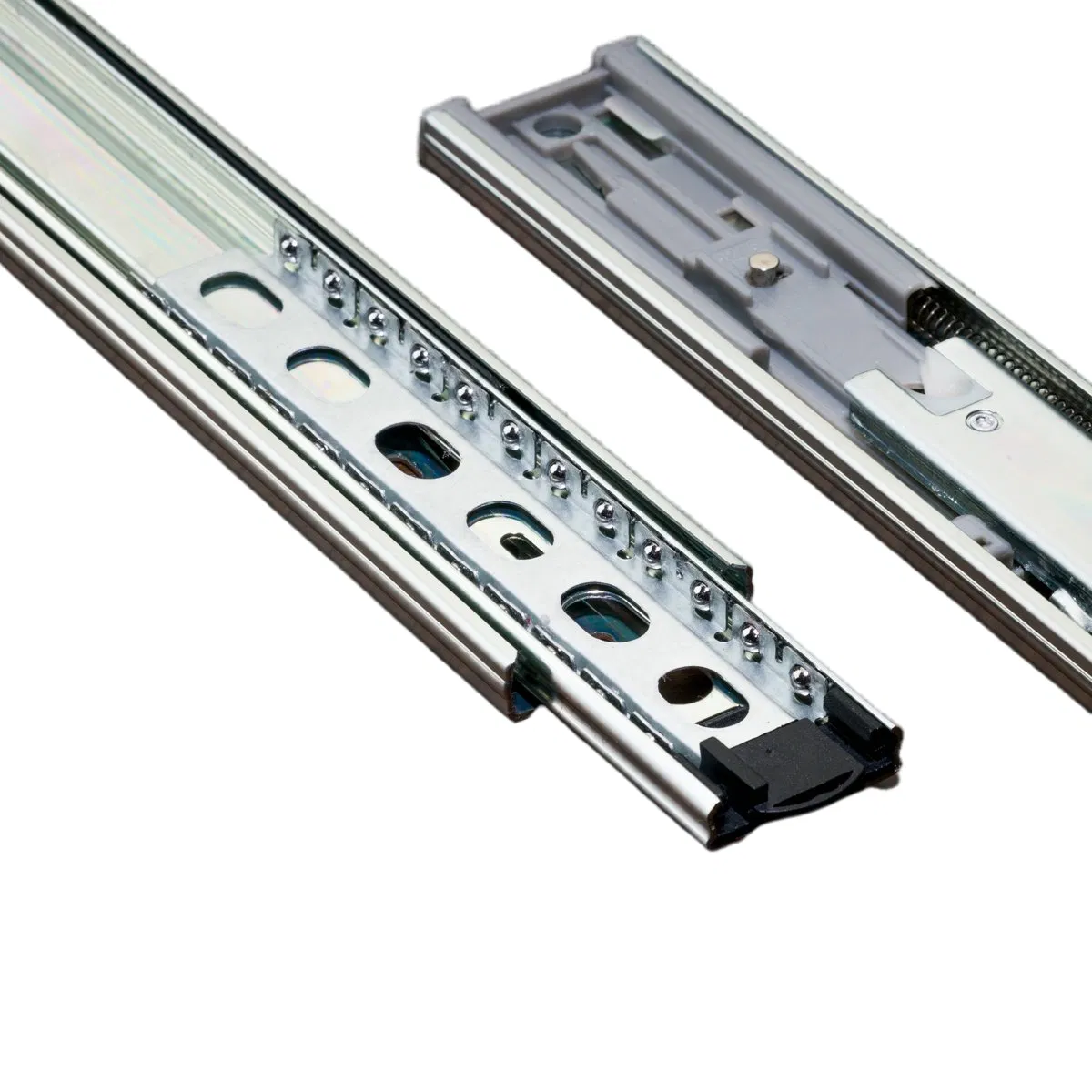 Cabinet Hardware 45mm Telescopic Channel Soft Close Ball Bearing Drawer Slides