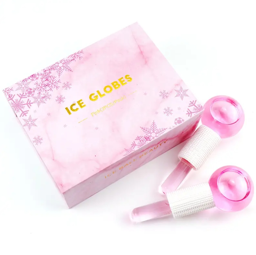 Cooling Ice Hockey Magic Ice Hockey Facial Skin Tightening Metal Ice Hockey Facial Ice Hockey