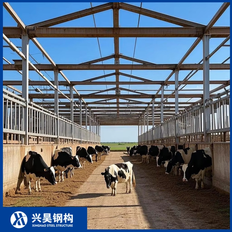Thermally Insulated Frame Prefab Metal Storage Farming Equipment Steel Structure Sheep/Goat/Pig/Hog/Cattle/Cow/Poultry House/Shed