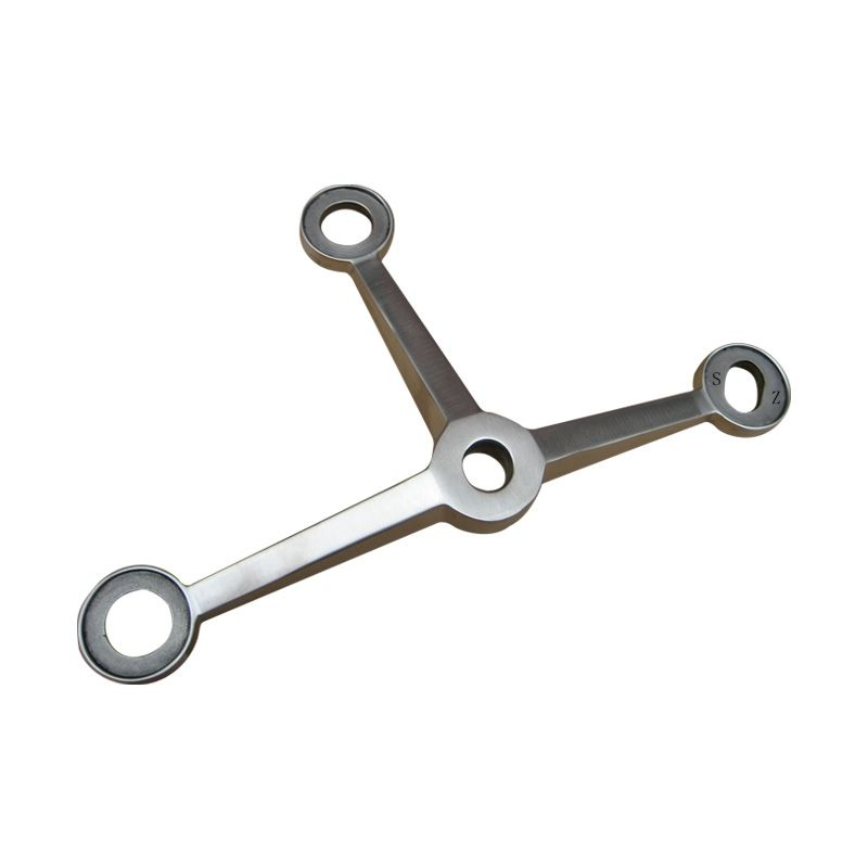 100mm Stainless Steel Glass Spider with 3 Arms/Point-Fixed Curtain Wall Hardware Withhigh Quality and Best Price