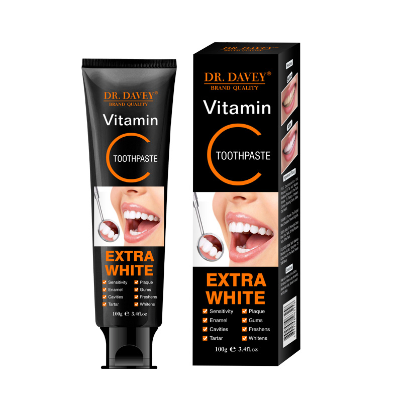 Extra Whitening Toothpaste with Vitamin C for Radiant Oral Care