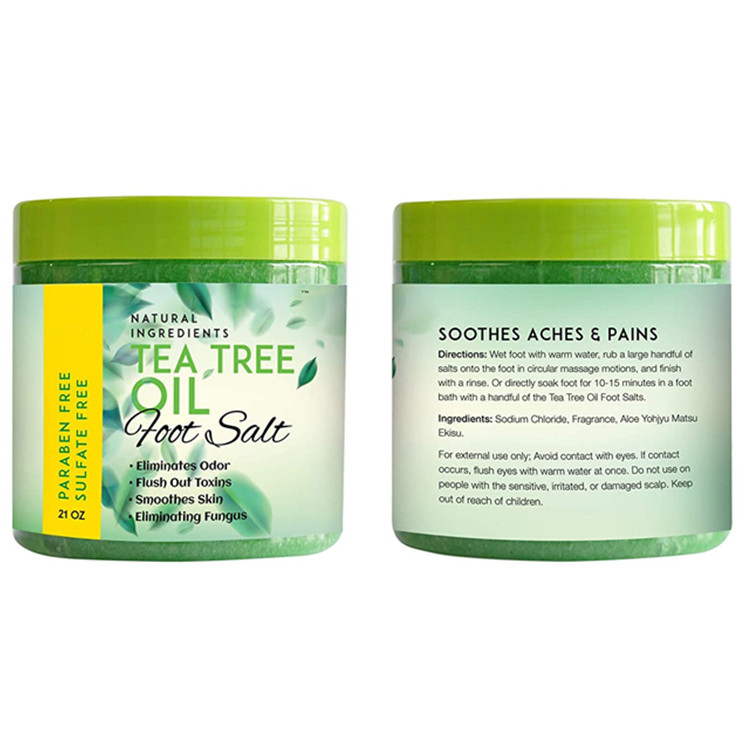 Natural Ingredients Advanced Tea Tree Oil Foot Soak with Soothes Aches & Pains
