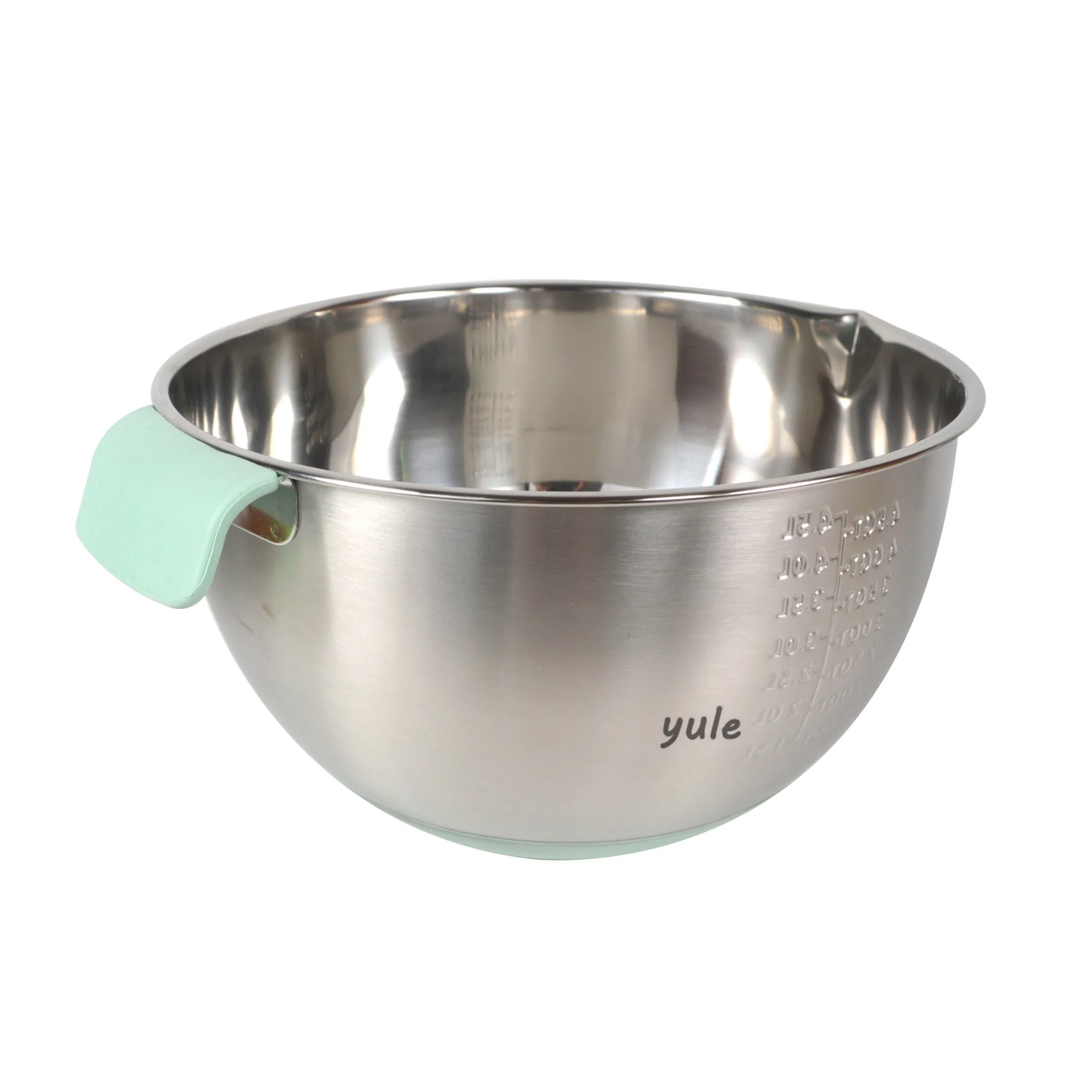 China Factory Food Storage Mixing Bowl Salad Container Stainless Steel Kitchenware