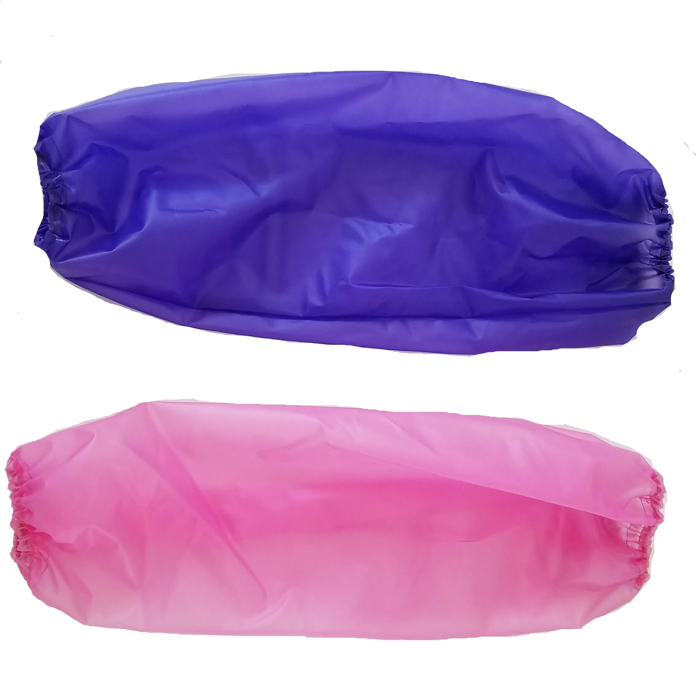 PVC Protective Arm Sleeve Covers with Elastic Ends, Reusable